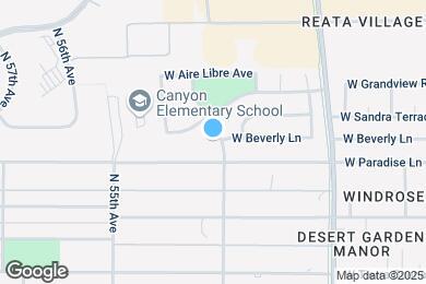 Map image of the property - 16210 N 53rd Ave