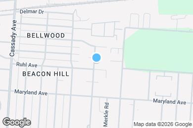 Map image of the property - 354 N Roosevelt Ave