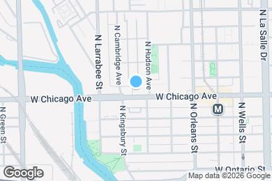Map image of the property - 454 W Chicago Ave