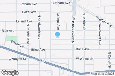 Map image of the property - 1160 Richie Ave