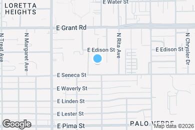 Map image of the property - 2120 N Edison Terrace