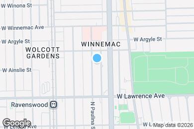 Map image of the property - 4871 N Paulina St