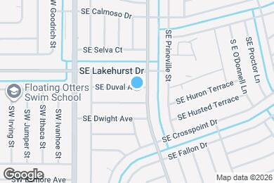 Map image of the property - 242 SE Duval Ave