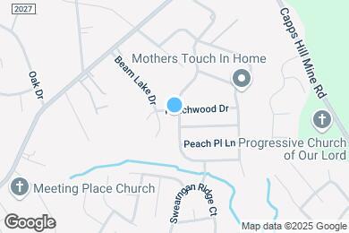Map image of the property - 1513 Crandon Dr