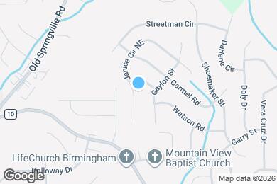 Map image of the property - 2551 Janice Cir NE