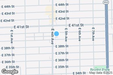 Map image of the property - 417 E 39th St