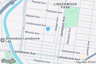 Map image of the property - 6973 Winona Ave