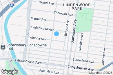 Map image of the property - 6973 Winona Ave