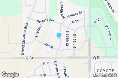 Map image of the property - 5018 S 194th Ave