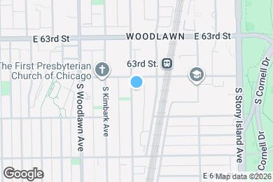 Map image of the property - 6419 S Kenwood Ave