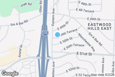 Map image of the property - 7405 E 49th Terrace