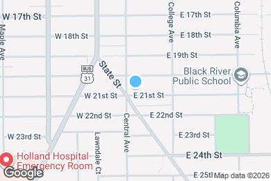 Map image of the property - 9 E 21st St