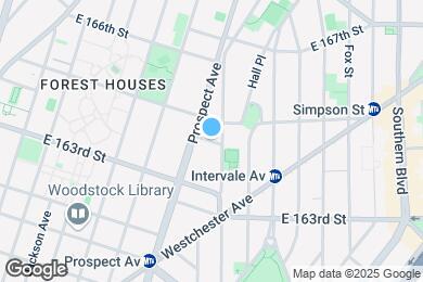 Map image of the property - 859 E 164th St