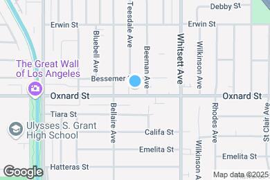 Map image of the property - 12617 OXNARD