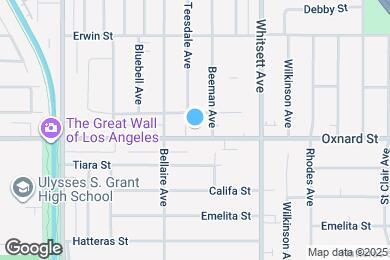 Map image of the property - 12617 OXNARD || Unique TWO LEVEL APT avail...
