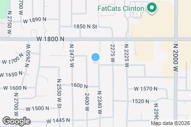 Map image of the property - 1693 N 2340 W