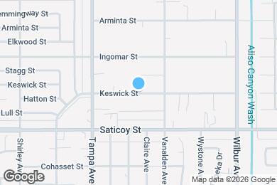 Map image of the property - 19145 Keswick St