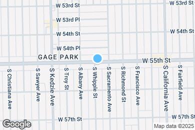 Map image of the property - 5509-5511 S Whipple St