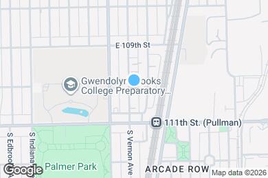 Map image of the property - 11005 S Vernon Ave