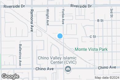 Map image of the property - Yorba Court Apartments