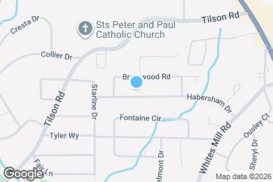 Map image of the property - 2490 Habersham Dr