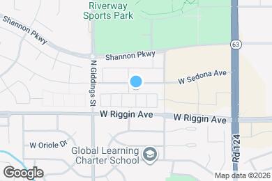 Map image of the property - 1030 W Prescott Ave