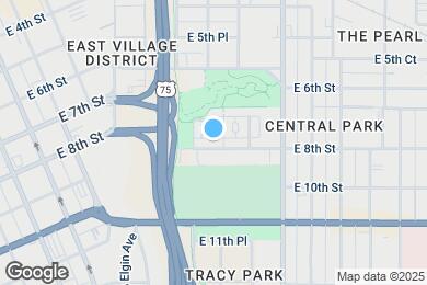 Map image of the property - 1045 E 8th St