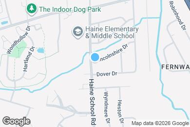 Map image of the property - 417 Lincolnshire Dr