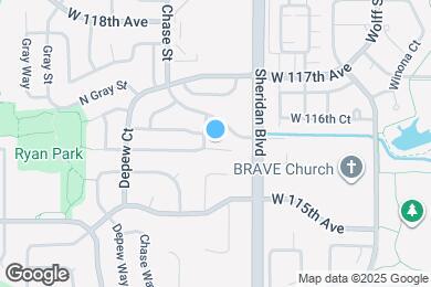Map image of the property - 5325 W 115th Pl