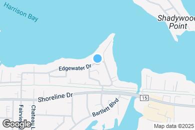 Map image of the property - 4887 Edgewater Dr