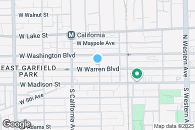 Map image of the property - 2702 W Warren Blvd