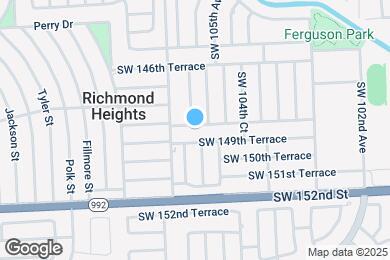 Map image of the property - 10540 SW 149th St