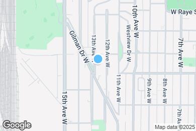 Map image of the property - 2244 13th Ave W