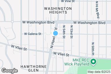 Map image of the property - 5439 W Galena St