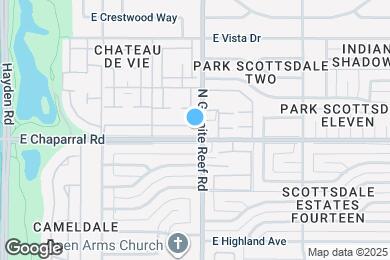 Map image of the property - 8344 E Chaparral Rd