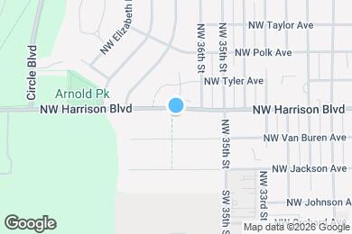 Map image of the property - 3640 NW Harrison Blvd