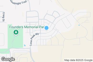 Map image of the property - 897 Lone Peak Way