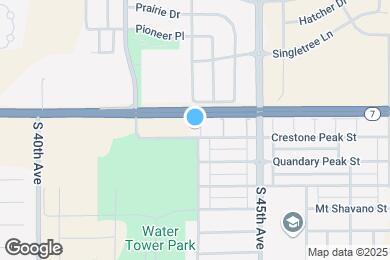 Map image of the property - 4267 Crestone Peak St