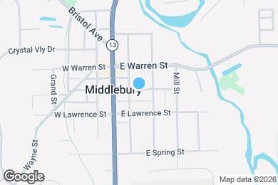 Map image of the property - 205 E Berry St