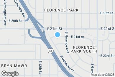 Map image of the property - 2834 E 21st Pl