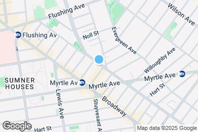 Map image of the property - Bushwick Avenue / Spacious 2-Bed 1-Bath