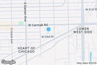 Map image of the property - 1823 W 22nd Plz