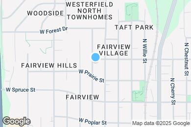 Map image of the property - 510 N Lincoln St