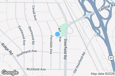 Map image of the property - 1644 Midland Ave
