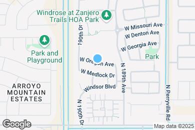 Map image of the property - 18947 W Oregon Ave