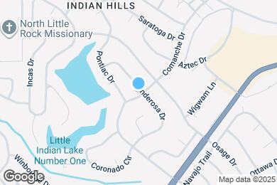 Map image of the property - 6809 Comanche Dr