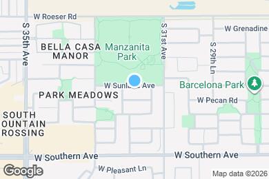 Map image of the property - 3141 W Sunland Ave