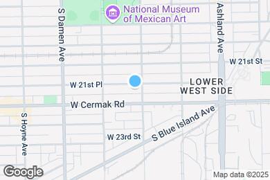 Map image of the property - 1809 W 21st Pl