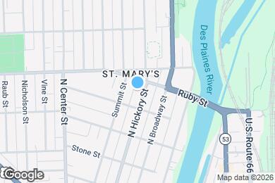 Map image of the property - 711 N Hickory St