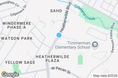 Map image of the property - 415 N Heatherwilde Blvd